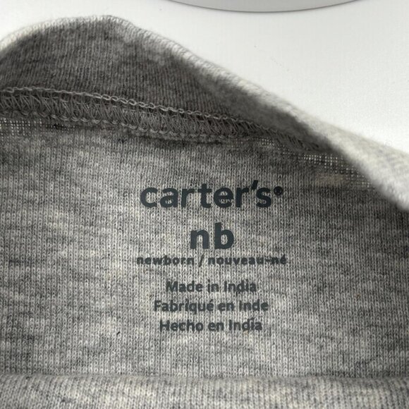 Carter’s Newborn Baby “Wild Little One” Bodysuit & Pants Outfit - Picture 3 of 6